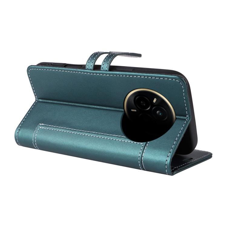 For Realme 14 Pro Stitched Magnetic Buckle Leather Phone Case