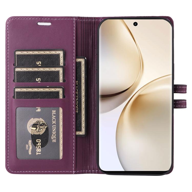 For Realme 14 Pro Stitched Magnetic Buckle Leather Phone Case