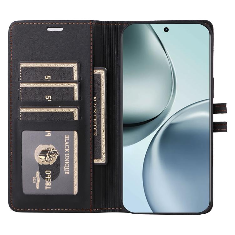 For Realme 14 Pro+ / 13 Pro Stitched Magnetic Buckle Leather Phone Case