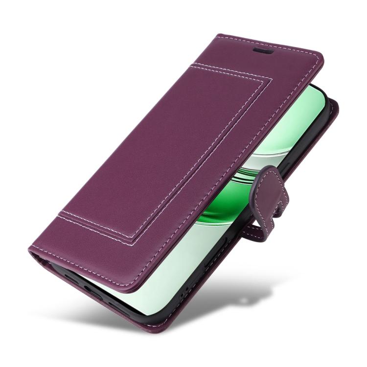 For Realme C75 / 14x India / 14x Global Stitched Magnetic Buckle Leather Phone Case