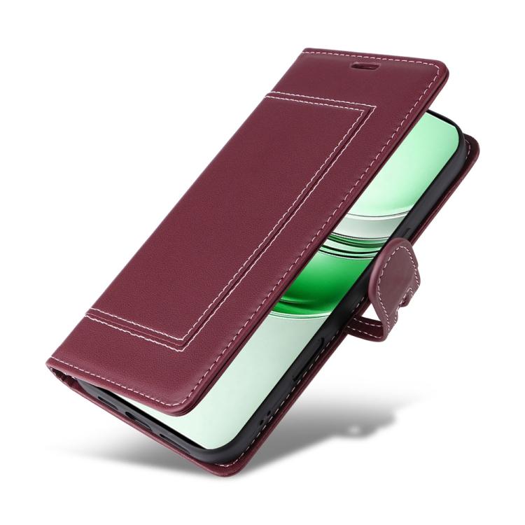 For Realme C75 / 14x India / 14x Global Stitched Magnetic Buckle Leather Phone Case