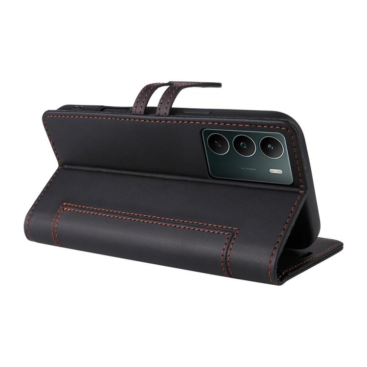 For Realme C75 / 14x India / 14x Global Stitched Magnetic Buckle Leather Phone Case