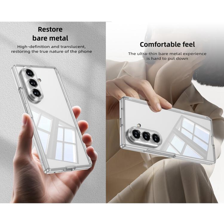 For Samsung Galaxy Z Fold7 5G GKK Integrated Magnetic Folding Transparent Phone Case