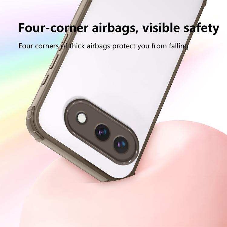 For Google Pixel 9a Four Corners Shield Shockproof TPU Hybrid PC Phone Case