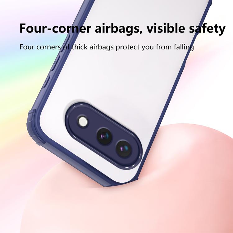 For Google Pixel 9a Four Corners Shield Shockproof TPU Hybrid PC Phone Case