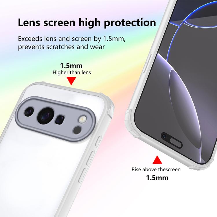 For Google Pixel 10 Four Corners Shield Shockproof TPU Hybrid PC Phone Case