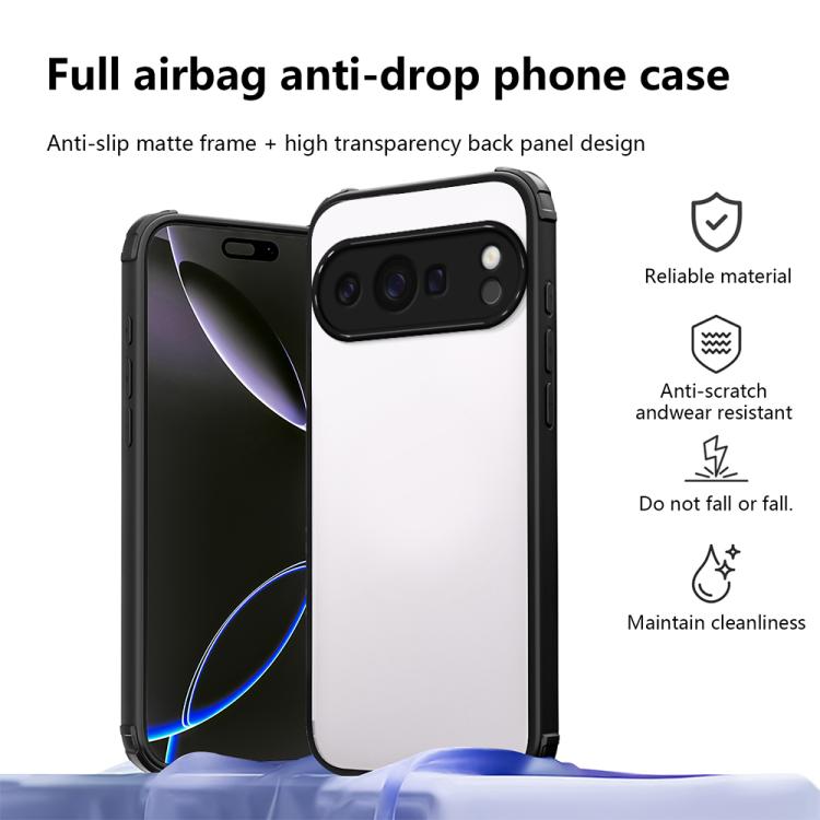 For Google Pixel 10 Pro Four Corners Shield Shockproof TPU Hybrid PC Phone Case