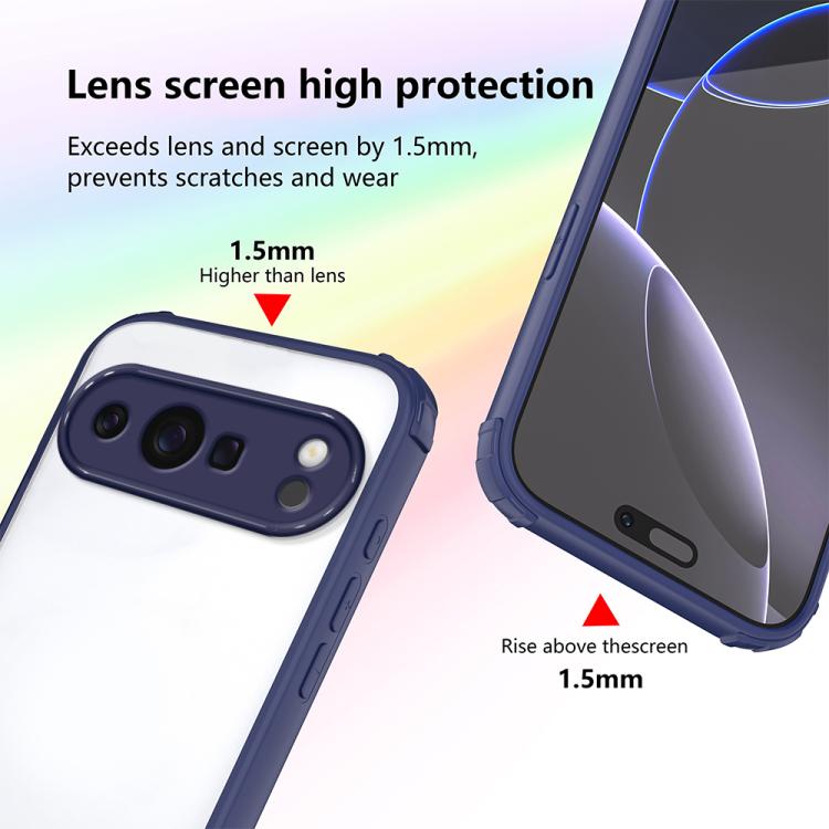 For Google Pixel 10 Pro Four Corners Shield Shockproof TPU Hybrid PC Phone Case