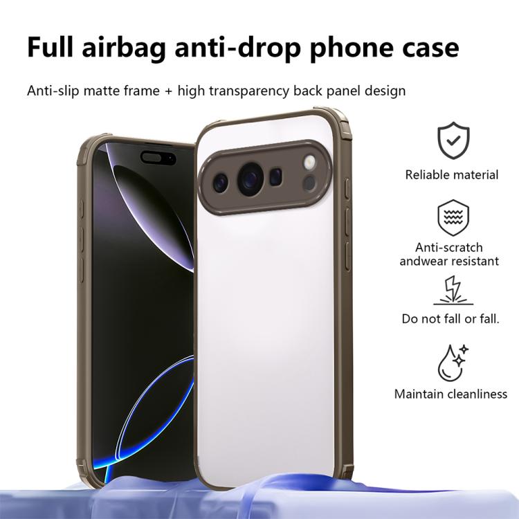 For Google Pixel 10 Pro XL Four Corners Shield Shockproof TPU Hybrid PC Phone Case