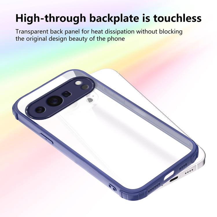 For Google Pixel 10 Pro XL Four Corners Shield Shockproof TPU Hybrid PC Phone Case