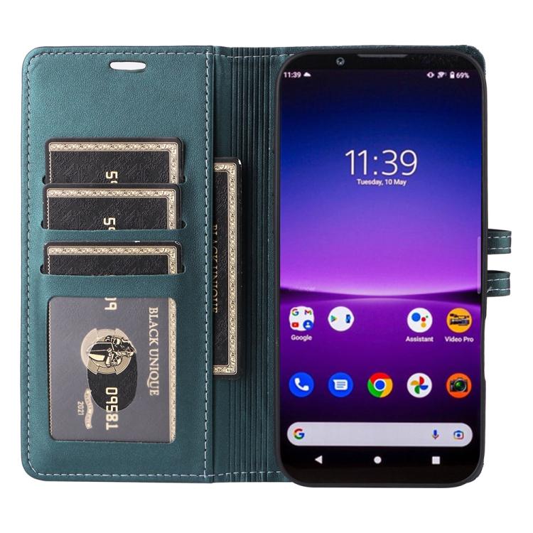 For Sony Xperia 1 IV Stitched Magnetic Buckle Leather Phone Case