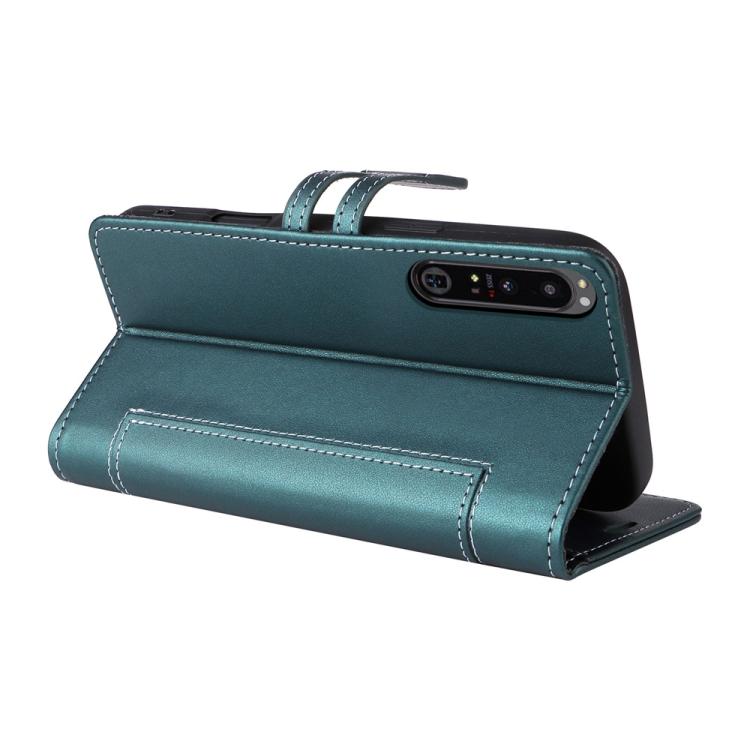 For Sony Xperia 1 IV Stitched Magnetic Buckle Leather Phone Case