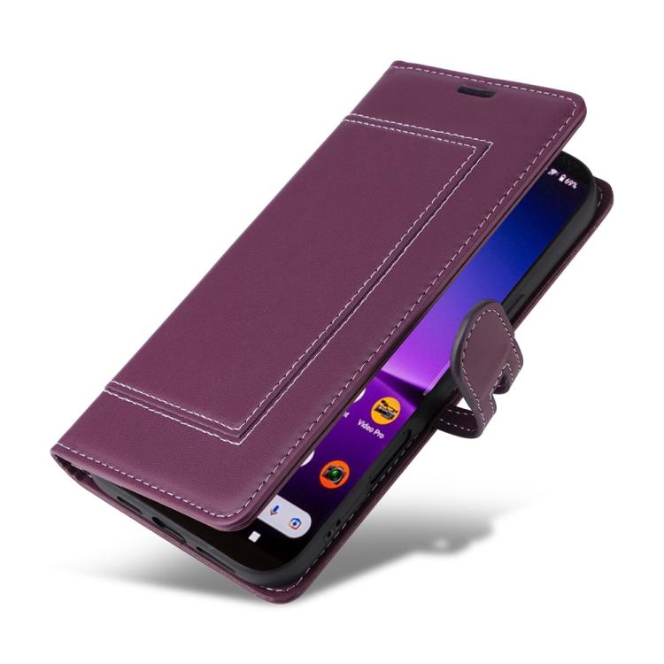 For Sony Xperia 1 IV Stitched Magnetic Buckle Leather Phone Case
