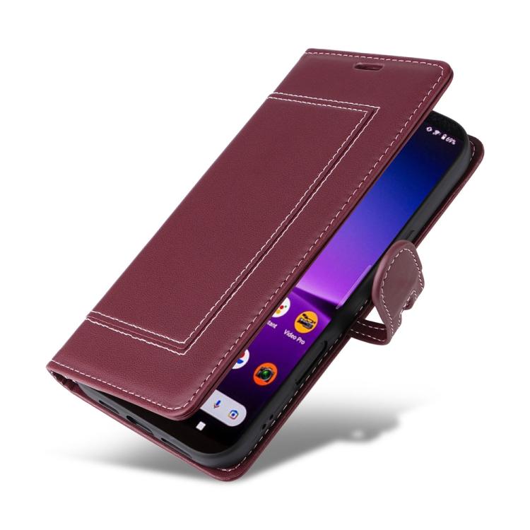 For Sony Xperia 1 IV Stitched Magnetic Buckle Leather Phone Case