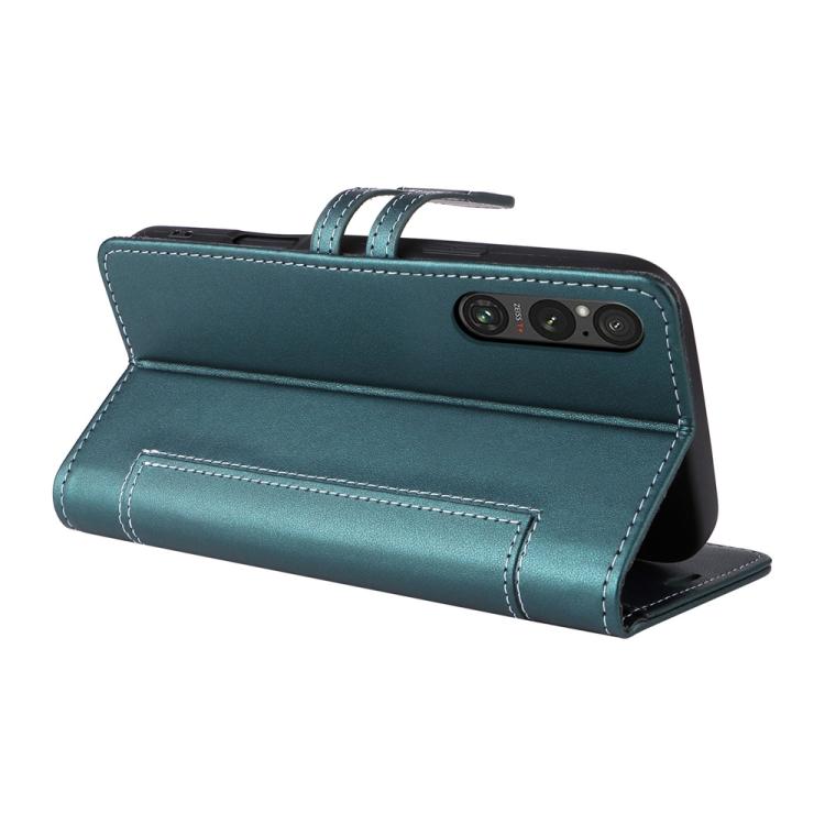 For Sony Xperia 1 V Stitched Magnetic Buckle Leather Phone Case
