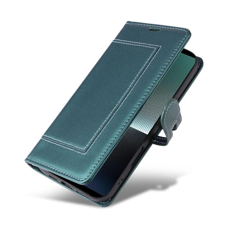 For Sony Xperia 1 V Stitched Magnetic Buckle Leather Phone Case