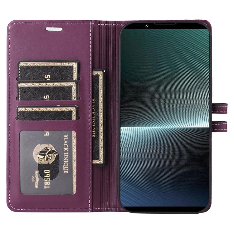 For Sony Xperia 1 V Stitched Magnetic Buckle Leather Phone Case