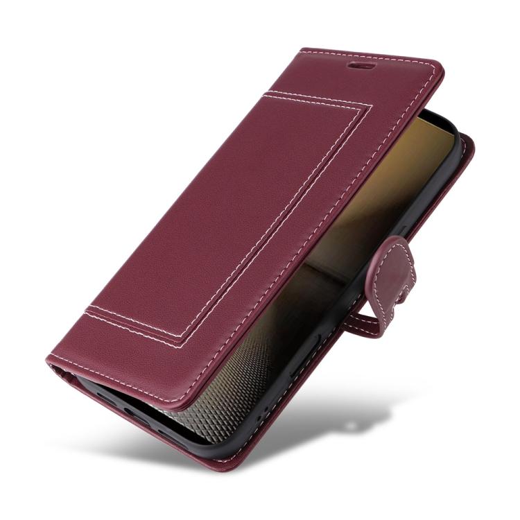 For Sony Xperia 1 VI Stitched Magnetic Buckle Leather Phone Case