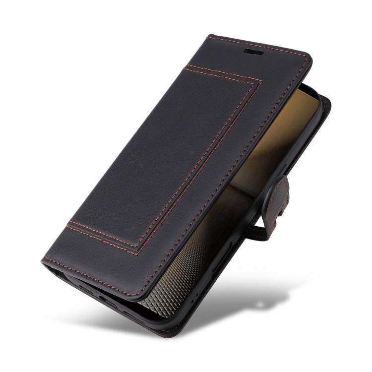 For Sony Xperia 1 VI Stitched Magnetic Buckle Leather Phone Case