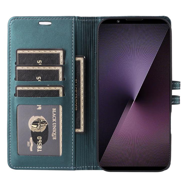 For Sony Xperia 1 VII Stitched Magnetic Buckle Leather Phone Case