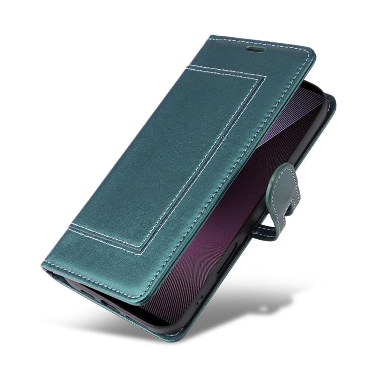 For Sony Xperia 1 VII Stitched Magnetic Buckle Leather Phone Case