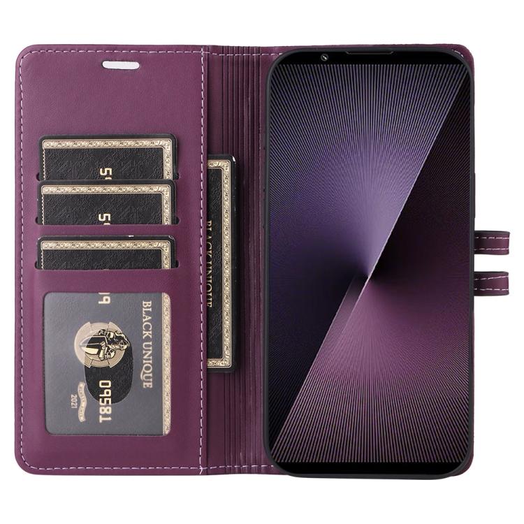 For Sony Xperia 1 VII Stitched Magnetic Buckle Leather Phone Case