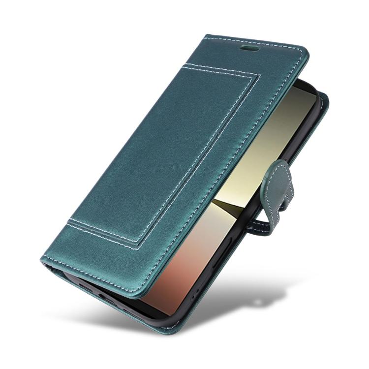 For Sony Xperia 5 IV Stitched Magnetic Buckle Leather Phone Case