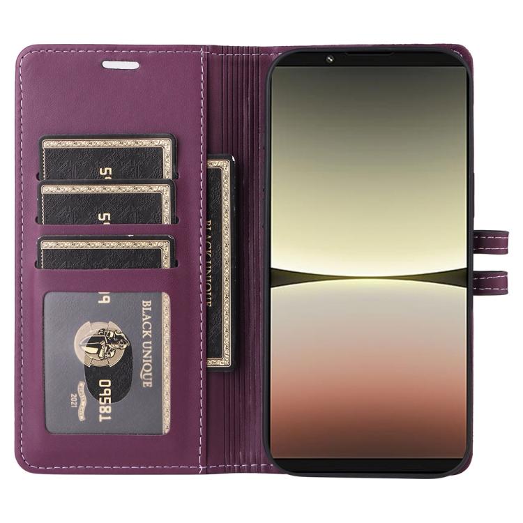 For Sony Xperia 5 IV Stitched Magnetic Buckle Leather Phone Case
