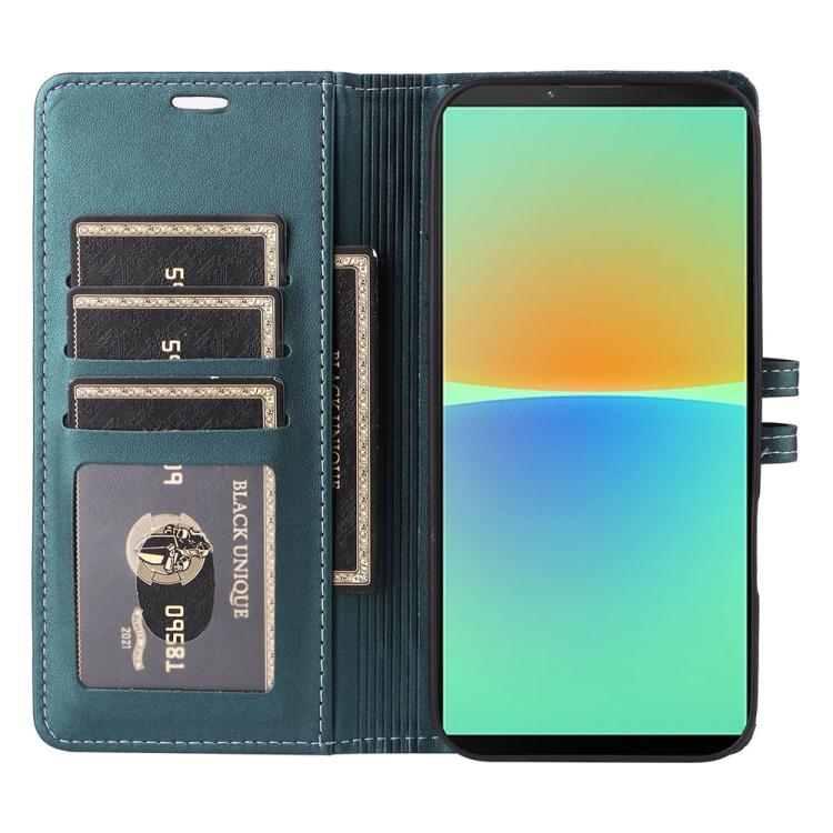 For Sony Xperia 10 IV Stitched Magnetic Buckle Leather Phone Case