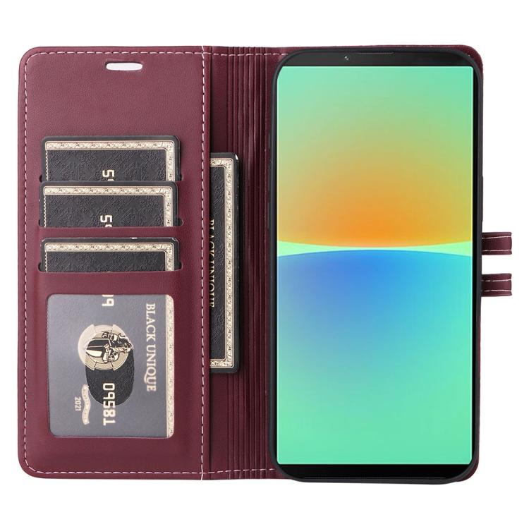 For Sony Xperia 10 IV Stitched Magnetic Buckle Leather Phone Case