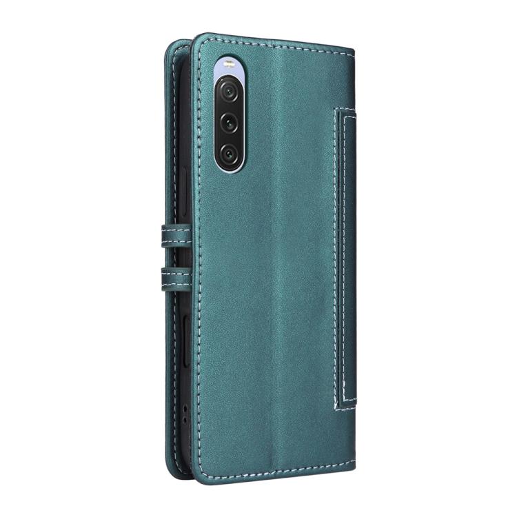 For Sony Xperia 10 V Stitched Magnetic Buckle Leather Phone Case