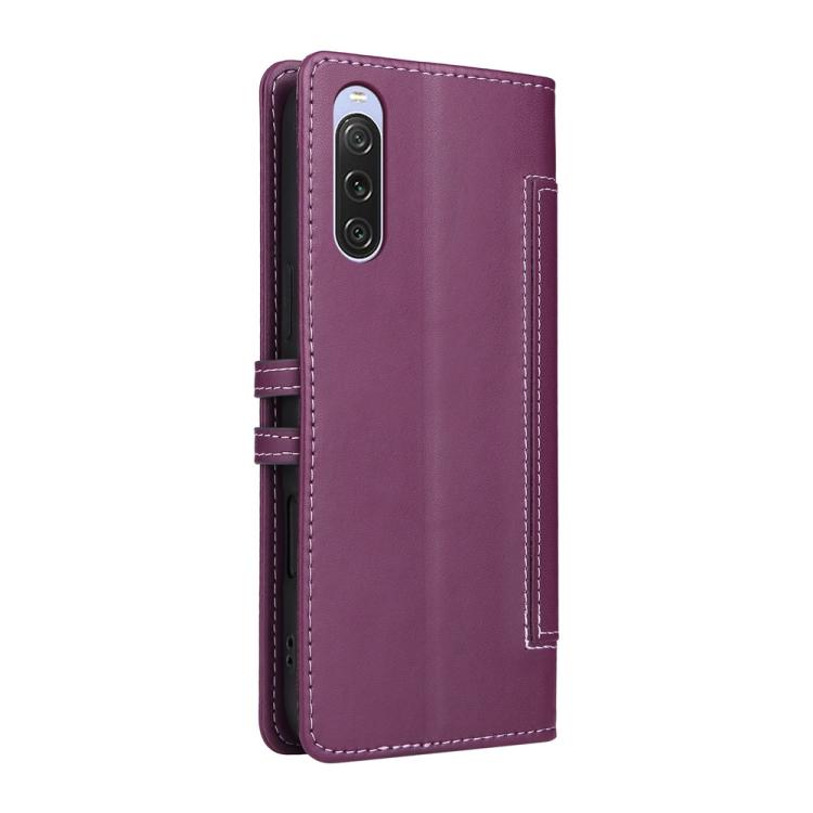 For Sony Xperia 10 V Stitched Magnetic Buckle Leather Phone Case