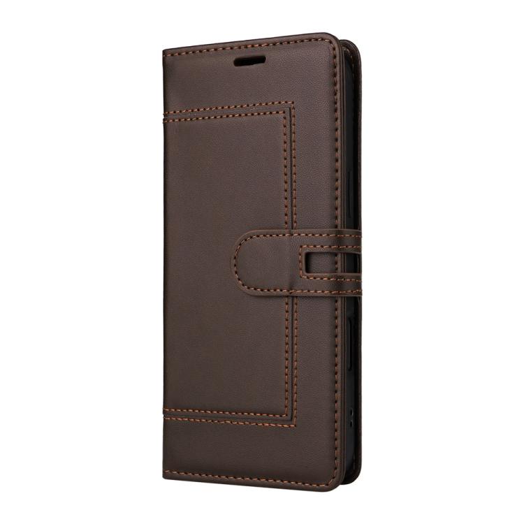 For Sony Xperia 10 V Stitched Magnetic Buckle Leather Phone Case