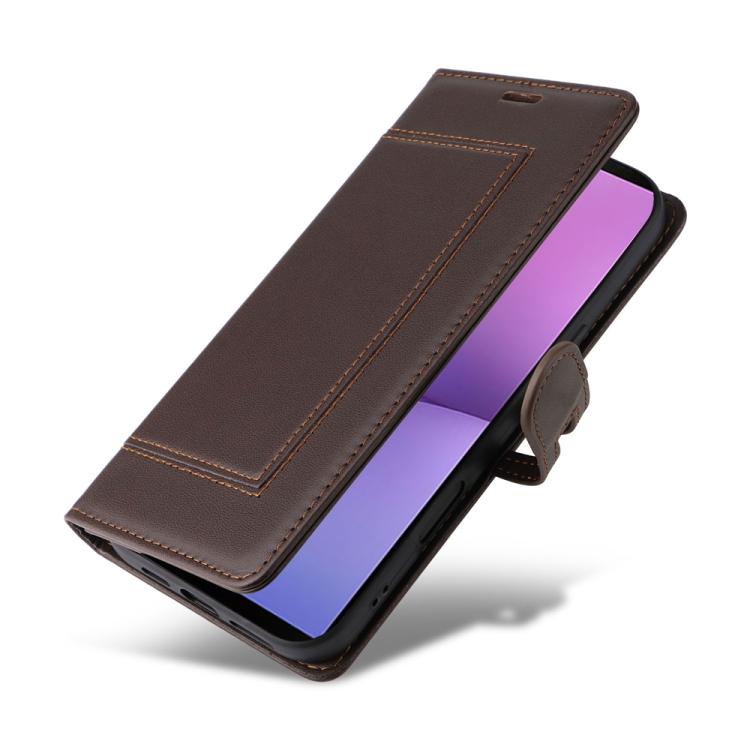 For Sony Xperia 10 V Stitched Magnetic Buckle Leather Phone Case