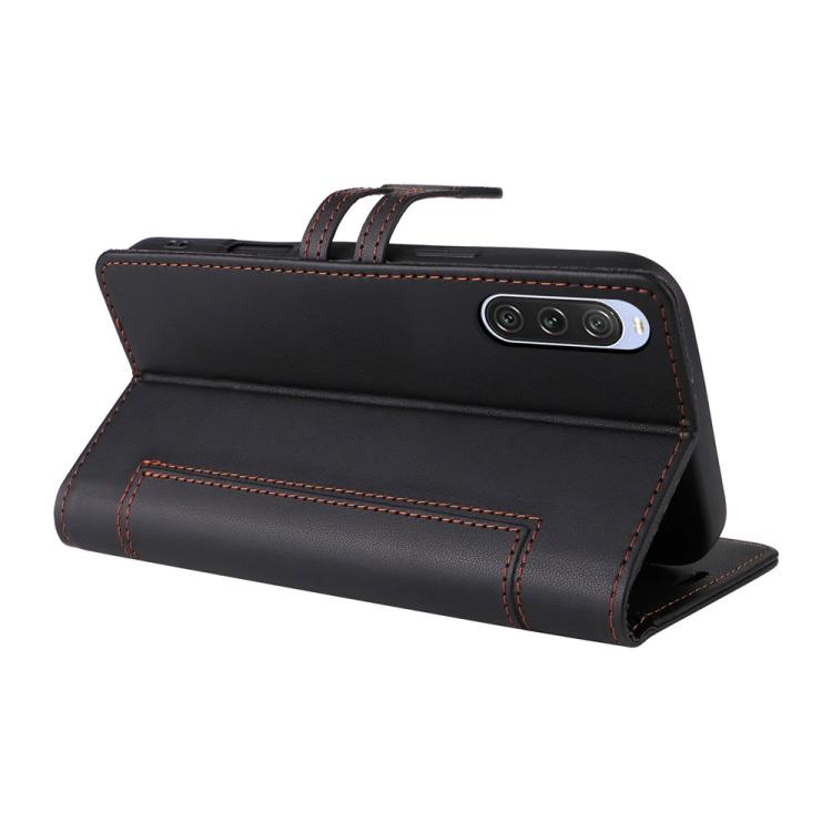 For Sony Xperia 10 V Stitched Magnetic Buckle Leather Phone Case
