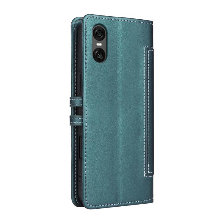 For Sony Xperia 10 VI Stitched Magnetic Buckle Leather Phone Case