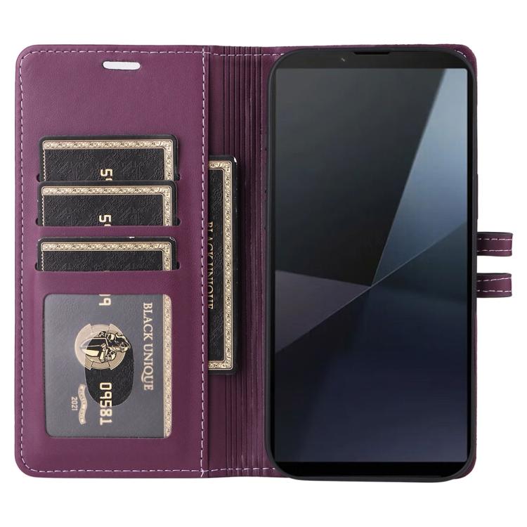 For Sony Xperia 10 VI Stitched Magnetic Buckle Leather Phone Case