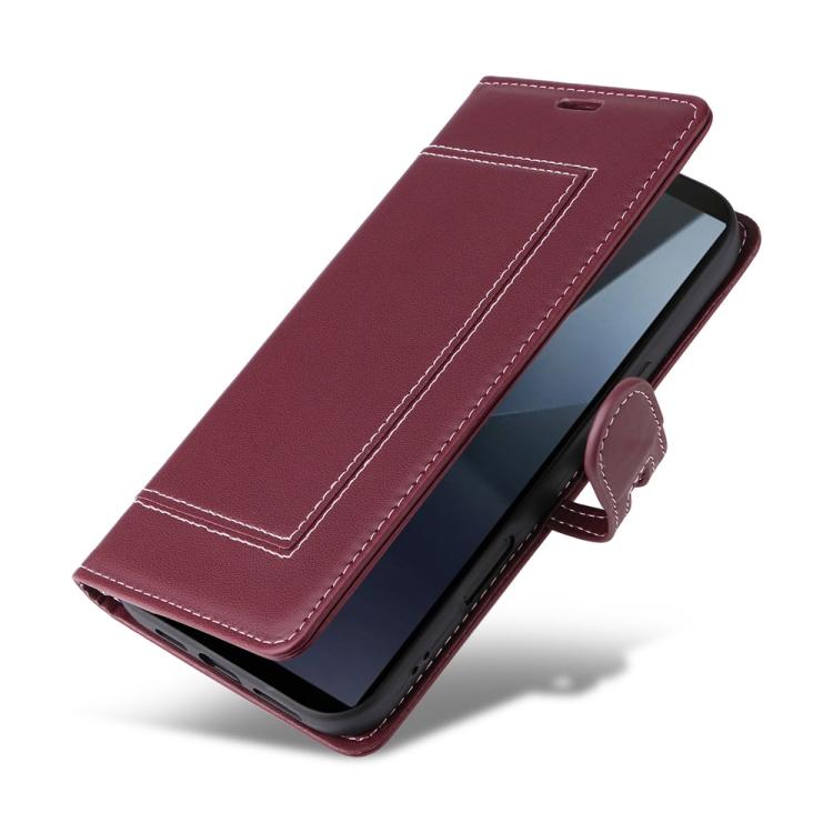 For Sony Xperia 10 VI Stitched Magnetic Buckle Leather Phone Case