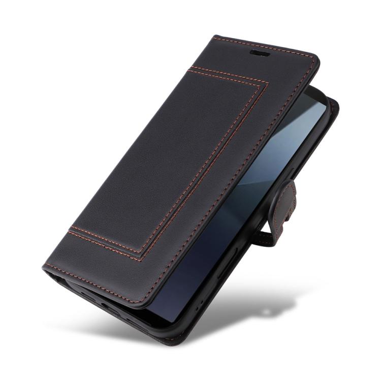 For Sony Xperia 10 VI Stitched Magnetic Buckle Leather Phone Case