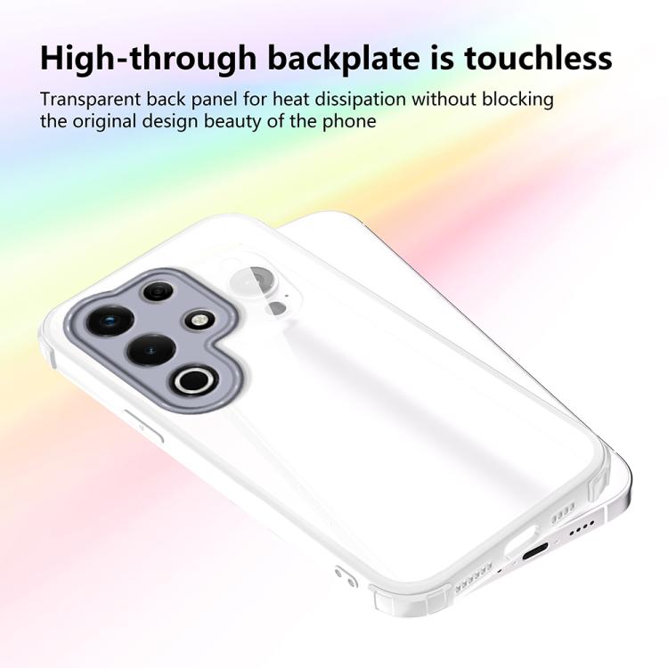 For itel S25 Ultra Four Corners Shield Shockproof TPU Hybrid PC Phone Case