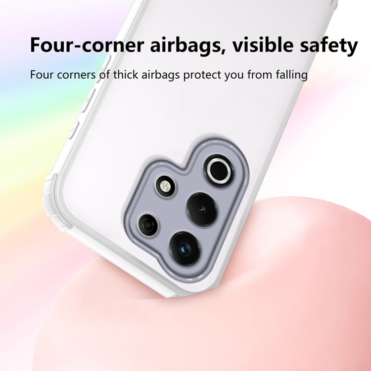 For itel S25 Ultra Four Corners Shield Shockproof TPU Hybrid PC Phone Case