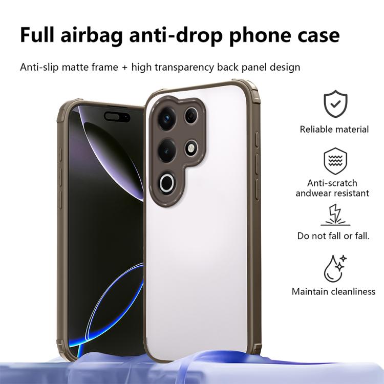 For itel S25 Ultra Four Corners Shield Shockproof TPU Hybrid PC Phone Case