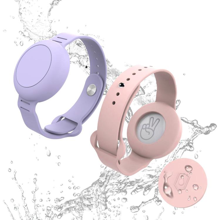 For AirTag 2nd Gen / AirTag 1st Gen xDfind Silicone Band Style Anti-lost Tracker Protective Cover