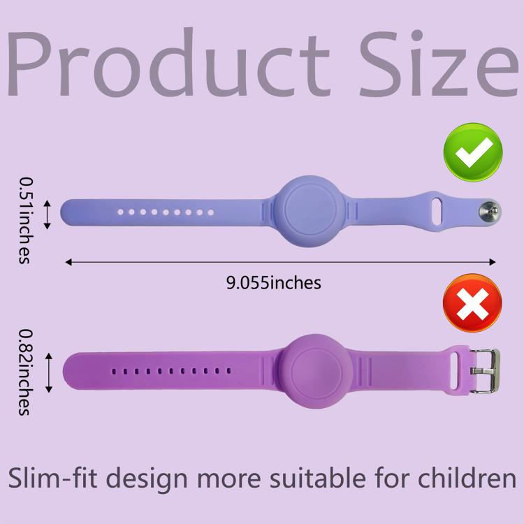 For AirTag 2nd Gen / AirTag 1st Gen xDfind Silicone Band Style Anti-lost Tracker Protective Cover