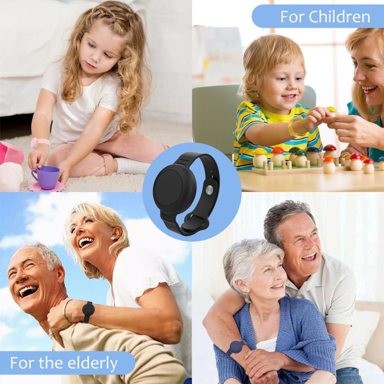 For AirTag 2nd Gen / AirTag 1st Gen xDfind Silicone Band Style Anti-lost Tracker Protective Cover