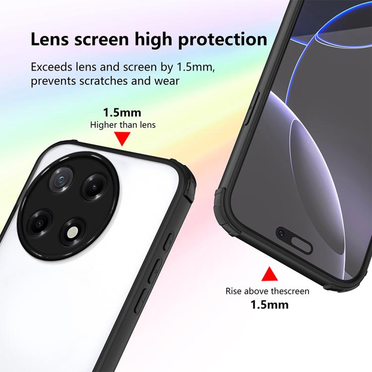 For Tecno Camon 30S Four Corners Shield Shockproof TPU Hybrid PC Phone Case