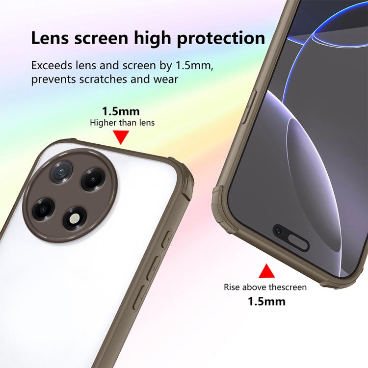 For Tecno Camon 30S Four Corners Shield Shockproof TPU Hybrid PC Phone Case