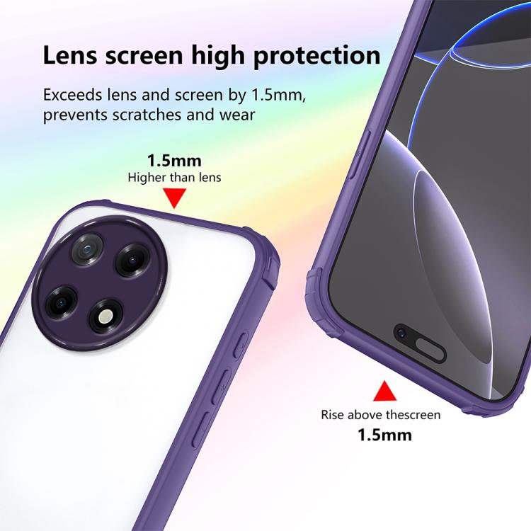 For Tecno Camon 30S Four Corners Shield Shockproof TPU Hybrid PC Phone Case
