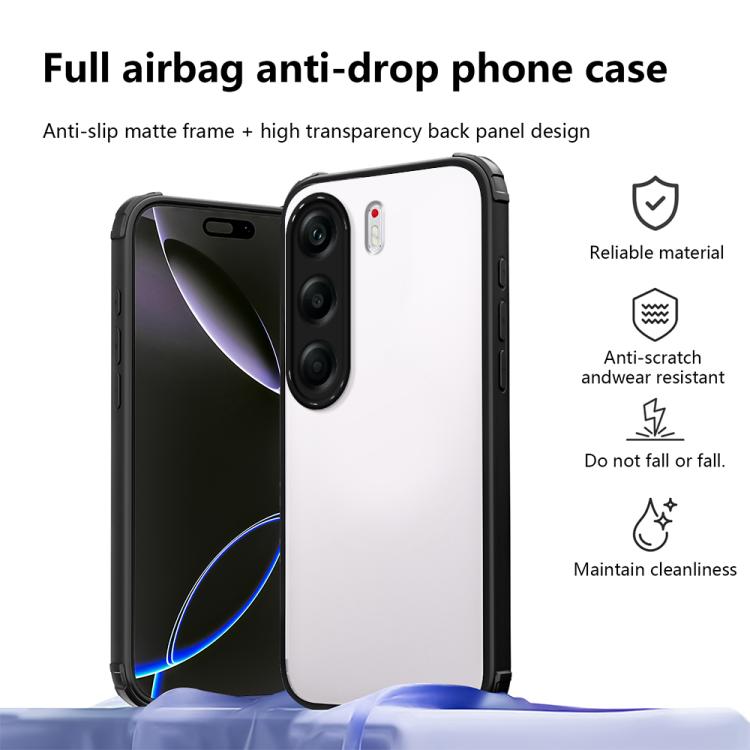 For Tecno Camon 40 4G Four Corners Shield Shockproof TPU Hybrid PC Phone Case