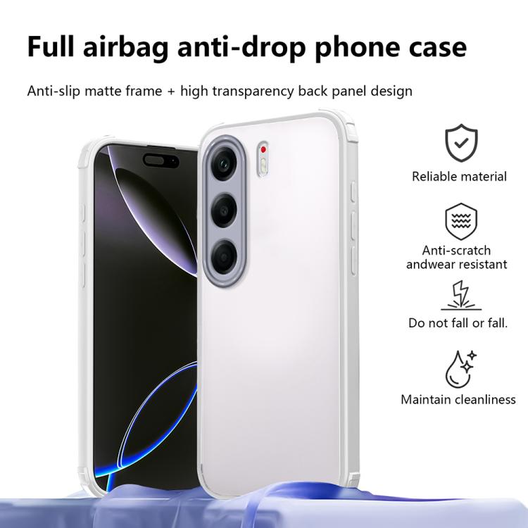 For Tecno Camon 40 4G Four Corners Shield Shockproof TPU Hybrid PC Phone Case